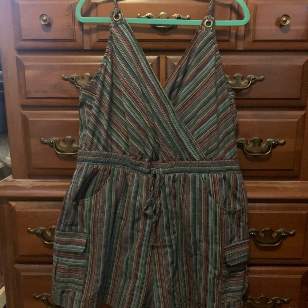 Striped romper